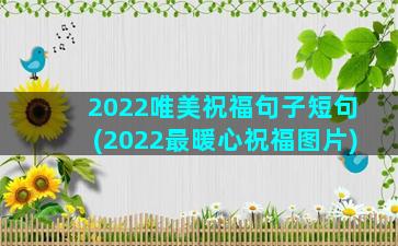 2022唯美祝福句子短句(2022最暖心祝福图片)
